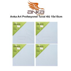 Anka Art - Anka Art Profesyonel Tuval 4lü 15x15cm