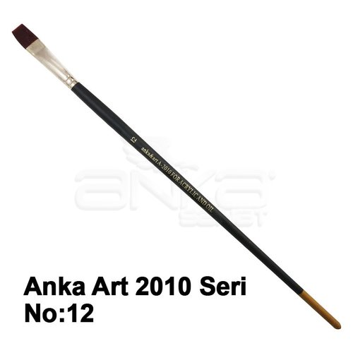 Anka Art Sentetik Düz Kesik Uçlu Fırça 2010 Seri