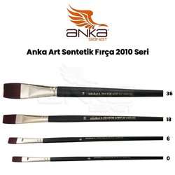 Anka Art Sentetik Düz Kesik Uçlu Fırça 2010 Seri - Thumbnail