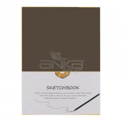 Sketch Book Sert Kapak 120 Sayfa 19x26cm - Thumbnail