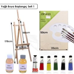 Anka Art - Anka Art Yağlı Boya Başlangıç Seti 1