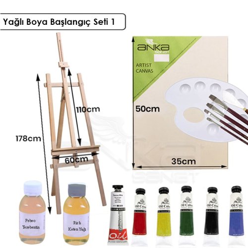 Anka Art Yağlı Boya Başlangıç Seti 1