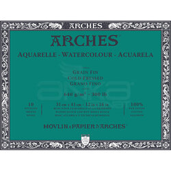 Arches - Arches Sulu Boya Blok Defter Cold Pressed 640g 10 Yaprak (1)