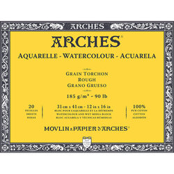 Arches - Arches Sulu Boya Blok Defter Rough 185g 20 Yaprak (1)