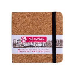 Art Creation - Talens Art Creation Sketch Book 12x12cm 140g 80 Yaprak Cork