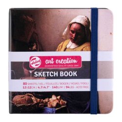 Art Creation - Talens Art Creation Sketch Book 12x12cm 140g 80 Yaprak Milkmaid 