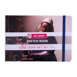 Art Creation - Talens Art Creation Sketch Book 21x14,8cm 140g 80 Yaprak Milkmaid