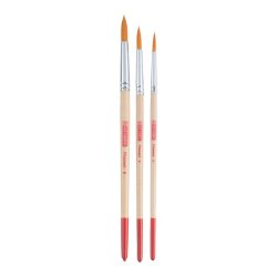 Art Creation - Art Creation Sentetik Sulu Boya Fırça Seti 3lü