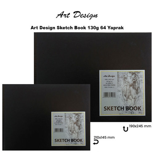 Art Design Sketch Book 130g 64 Yaprak