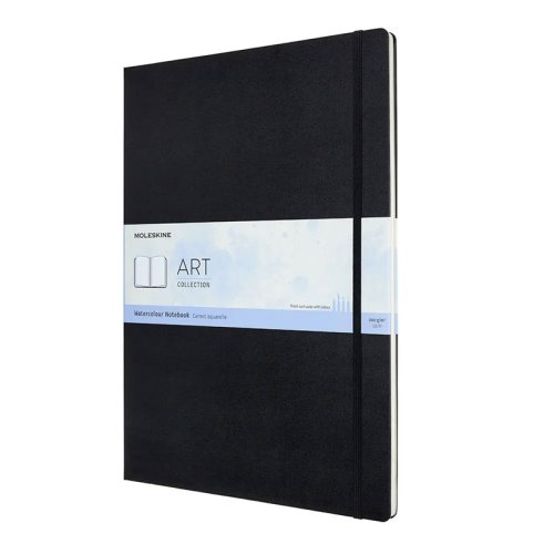 Moleskine Art Collection Watercolour Notebook Sulu Boya Defteri 29.7x42cm Black