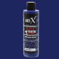 Rich - Art-X Su Bazlı Linol Baskı Boyası 240cc Mavi