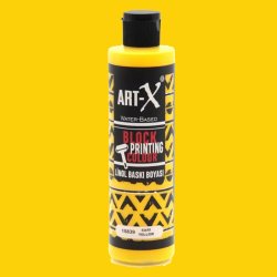 Rich - Art-X Su Bazlı Linol Baskı Boyası 240cc Sarı
