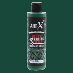 Rich - Art-X Su Bazlı Linol Baskı Boyası 240cc Yeşil