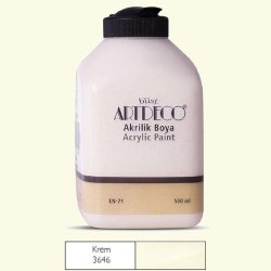 Artdeco - Artdeco Akrilik Boya 500ml 3646 Krem 