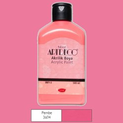 Artdeco - Artdeco Akrilik Boya 500ml 3604 Pembe 