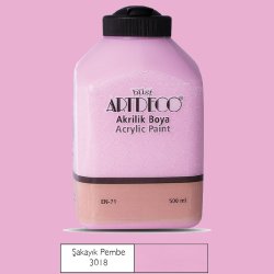 Artdeco - Artdeco Akrilik Boya 500ml 3018 Şakayık Pembe 