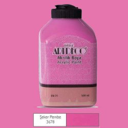 Artdeco - Artdeco Akrilik Boya 500ml 3678 Şeker Pembe 