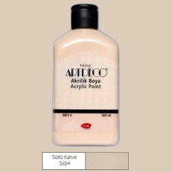 Artdeco - Artdeco Akrilik Boya 500ml 3654 Sütlü Kahve 