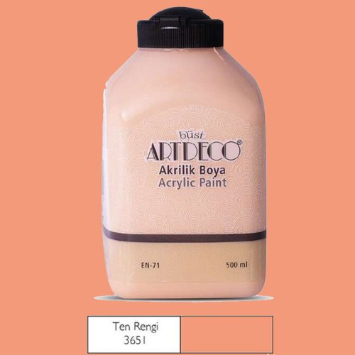 Artdeco Akrilik Boya 500ml 3651 Ten Rengi - 3651 Ten Rengi 