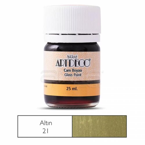 Artdeco Cam Boyası 25ml Altın - Altın