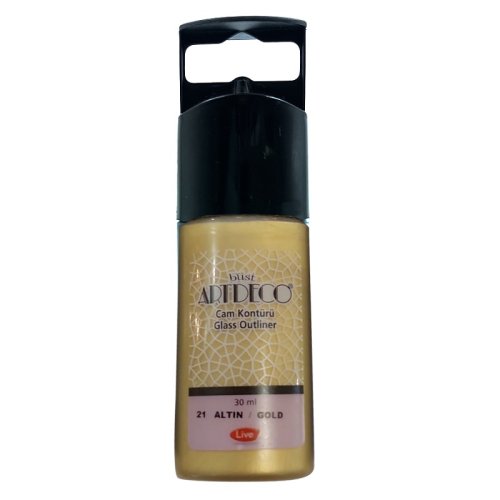 Artdeco Cam Kontürü 30ml Altın Kod:21