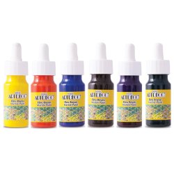 Anka Art - Artdeco Ebru Boyası 30ml 6lı Set 4