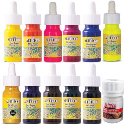 Anka Art - Artdeco Ebru Boyası 30ml 12li Set 1