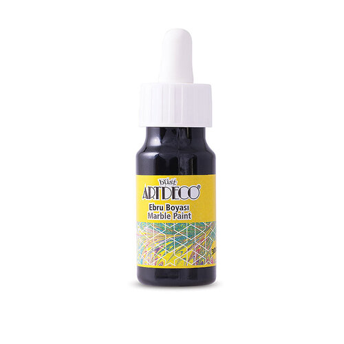 Artdeco Ebru Boyası 30ml Siyah No:18 - 18 Siyah