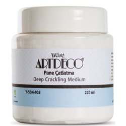 Artdeco - Artdeco Pane Çatlatma Medyumu Beyaz 220ml