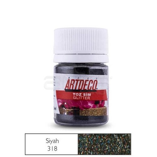 Artdeco Toz Sim (Glitter) 318 Siyah - 318 Siyah