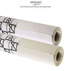 Fabriano - Fabriano Artistico Traditional White %100 Cotton Suluboya Kağıdı Soğuk Baskı 300g 140cmx10metre Rulo