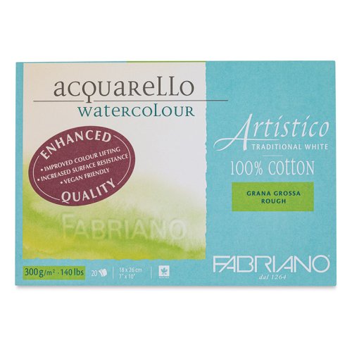 Fabriano Artistico Traditional White 300g 18x26cm 20 Yaprak Rough