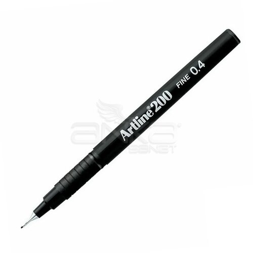Artline Fineliner 200 0.4mm İnce Uçlu Yazı Ve Çizim Kalemi Black - Black