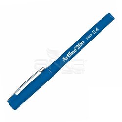 Artline - Artline Fineliner 200 0.4mm İnce Uçlu Yazı Ve Çizim Kalemi Blue