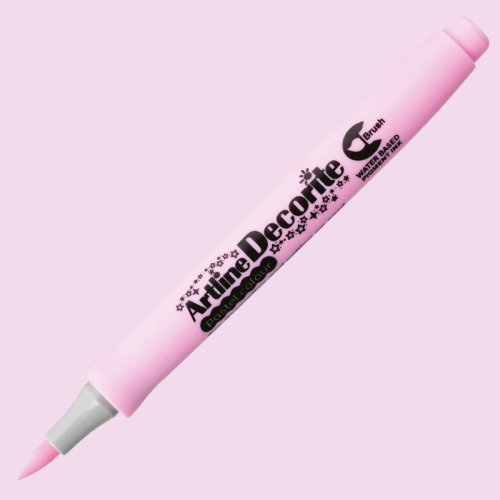 Artline Decorite Brush Marker Pastel Pink - Pastel Pink