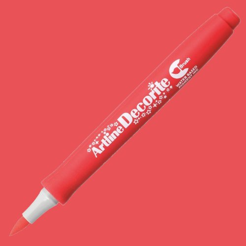 Artline Decorite Brush Marker Red