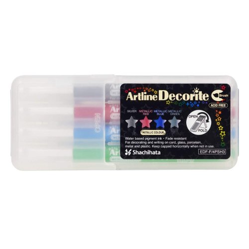 Artline Decorite Brush Marker Set: 3