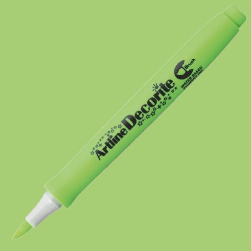 Artline Decorite Brush Marker Yellow Green - Yellow Green