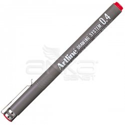 Artline Drawing System Teknik Çizim Kalemi Kırmızı - Thumbnail
