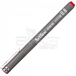 Artline Drawing System Teknik Çizim Kalemi Kırmızı - Thumbnail