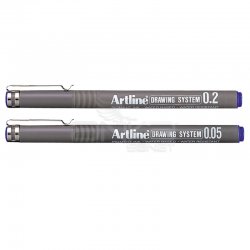Artline - Artline Drawing System Teknik Çizim Kalemi Mavi