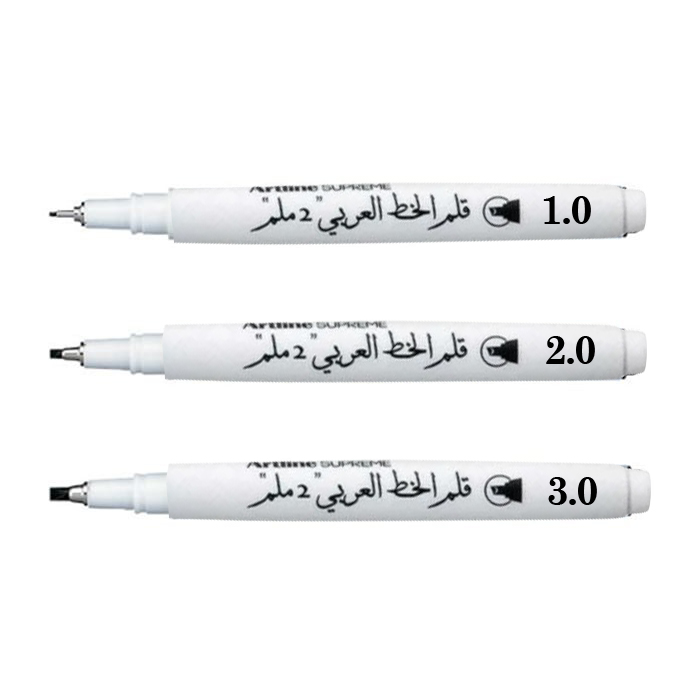 Artline Ergoline Arabic Yan Kesik Kaligrafi Kalemi Siyah