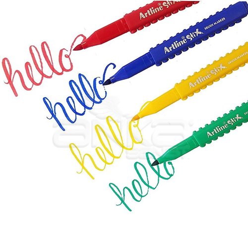 Artline Stix Brush Marker 12 Renk