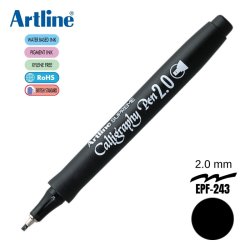 Artline - Artline Supreme Calligraphy Kalemi 2.0mm Black