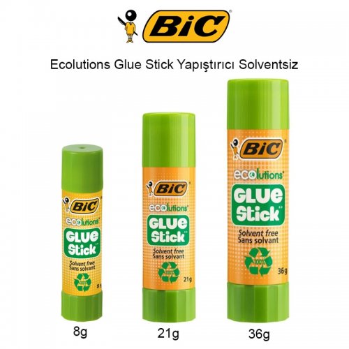 Bic Ecolutions Glue Stick Yapıştırıcı Solventsiz