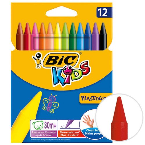 Bic Silinebilir Pastel Boya 12 Renk