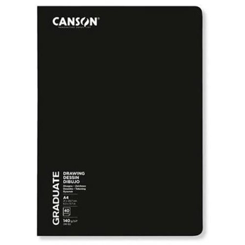 Canson BK Cangrabk Sert Kapaklı Çizim Defteri 140g 10,5x14,8cm 20 Yaprak