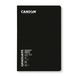 Canson - Canson BK Cangrabk Sert Kapaklı Çizim Defteri 140g 14,8x21 20 Yaprak