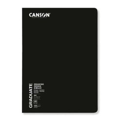 Canson - Canson BK Cangrabk Sert Kapaklı Çizim Defteri 140g A4 20 Yaprak