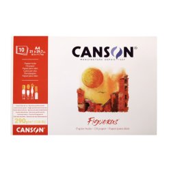 Canson - Canson Figueras Blok Canvas Grain 290g 10 Yaprak A4